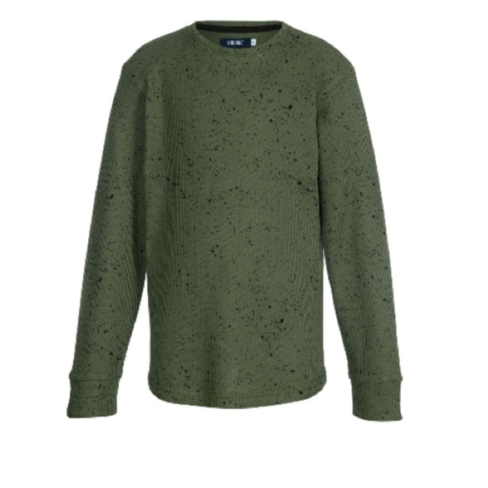 UNIVIBE Big Boys Rogen Thermal T-shirt green shirt M